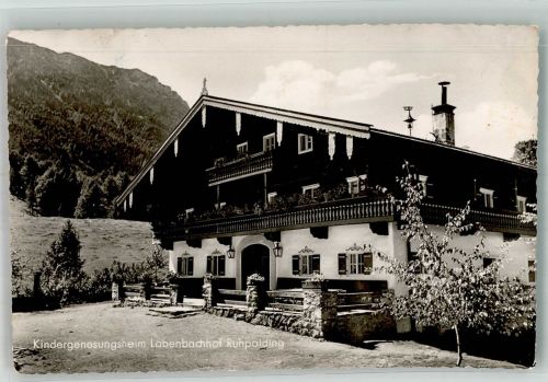 83324 W8222 Ruhpolding - Kindersanatorium Labenbachhof