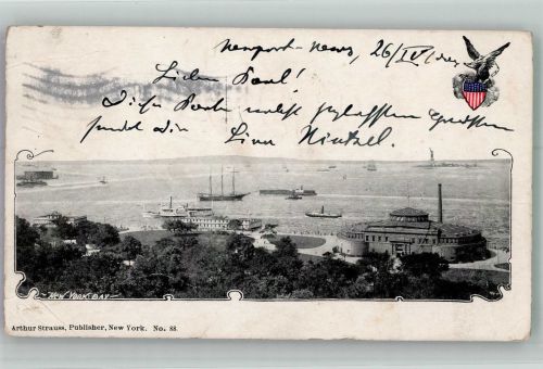 New York City 1900 Gebrauchsspuren New York Bay
