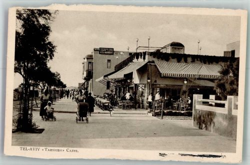 Tel Aviv Jaffa 1936 Gebrauchsspuren Cafe Tarshish