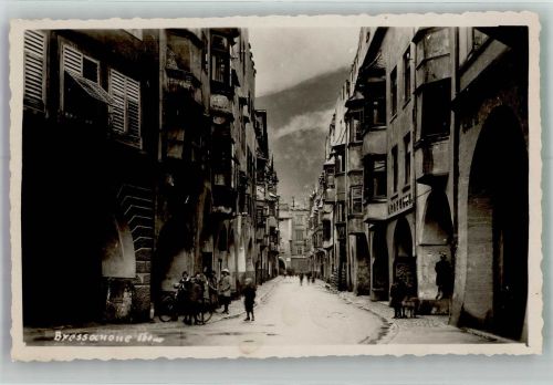 39042 Brixen Bressanone 1938 Gebrauchsspuren Gasse