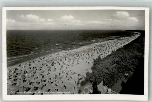 Kolberg Kolobrzeg Foto AK Schwimmbad Badestrand