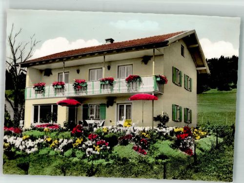 87629 W8958 Hopfen am See Foto AK Haus Stegner 850 m Blumen