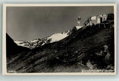 6458 Vent Foto AK Gasthaus Hotel Sammoarhütte Martin-Busch-Hütte