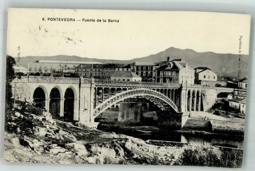 Pontevedra Foto AK Puente de la Barca