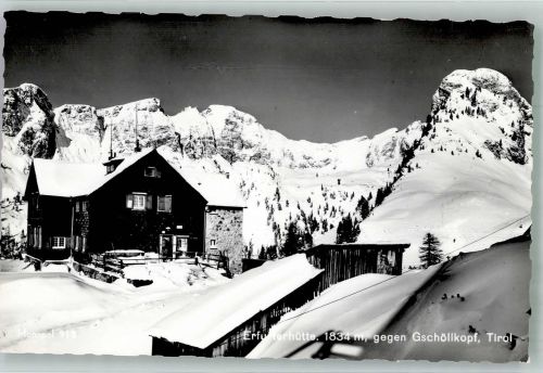 Erfurter Hütte Winter Gasthaus Bergütte Gschöllkopf Tirol