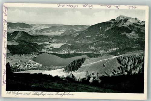 5340 Sankt Gilgen 1932 Foto AK Schafberg