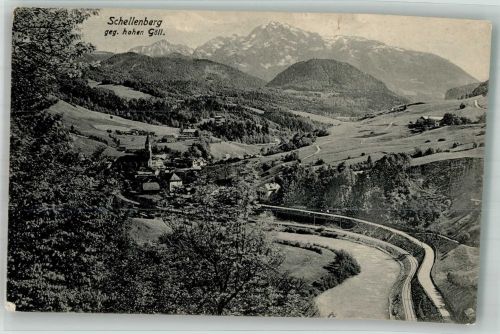 83471 W8240 Berchtesgaden 1921 - Schellenberg Hohen Göll Kirche