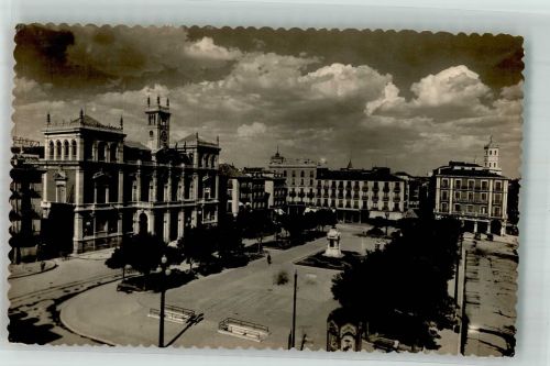 Valladolid 1919 Foto AK Plaza Mayor