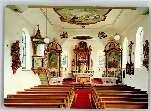 6691 Jungholz ,Tirol Foto AK Pfarr- Kirche Maria Namen