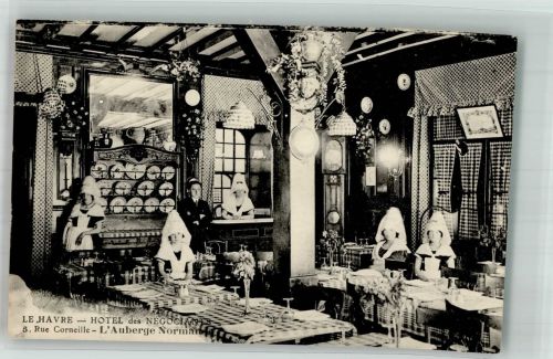 76600 Le Havre Foto AK Tracht Hotel Normandie