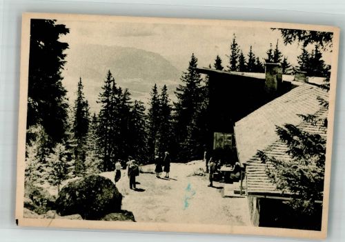 Kronstadt Brasov Foto AK Pension Gasthaus Postavarul-Gebirge