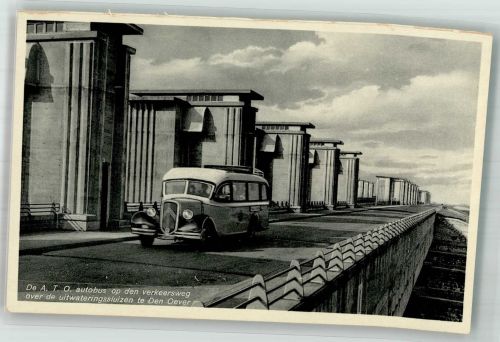 4506 Cadzand Foto AK Omnibus Entwässerungs-Kanal Uitwateringkanaal