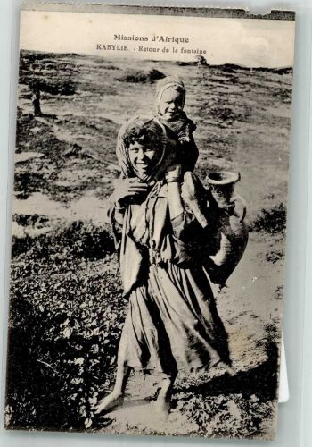 Constantine Qusantina Gebrauchsspuren Tracht Kinder Mission in Afrika Kabylei