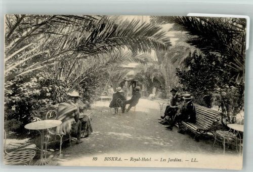 Biskra Foto AK Hotel Royal Garten