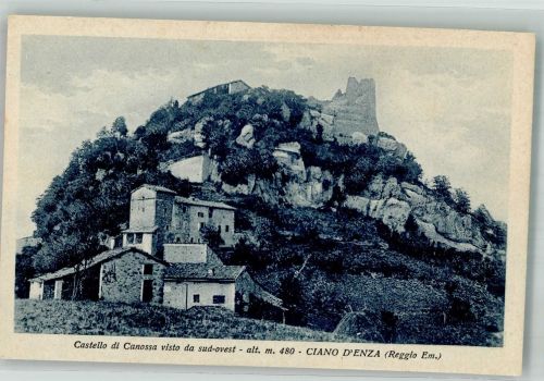 42026 Ciano d'Enza Foto AK Burg Castello di Canossa