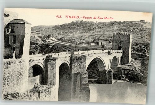 Toledo Foto AK Puente de San Martin