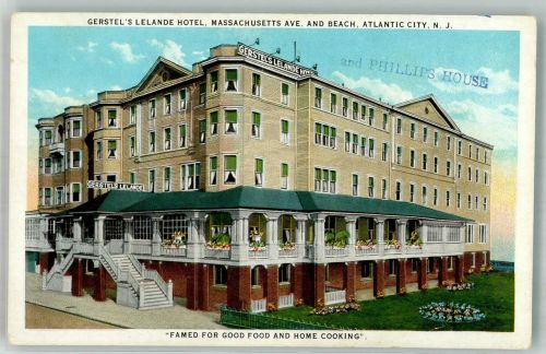 Atlantic City 1924 Foto AK Gerstell´s Lelande Hotel