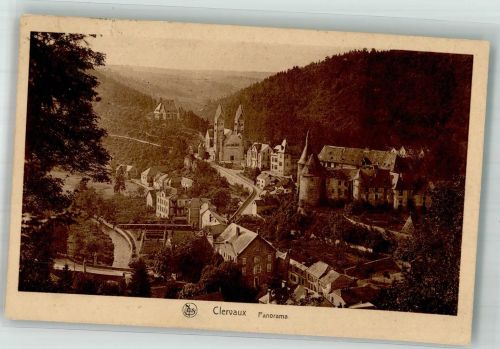 Clerf Clervaux 1932 Foto AK Schloss