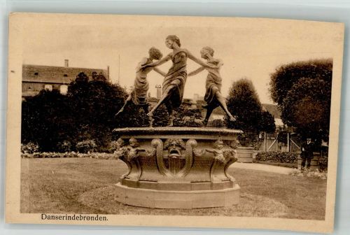Helsingör Helsingør Foto AK Denkmal Brunnen Danserindebronden