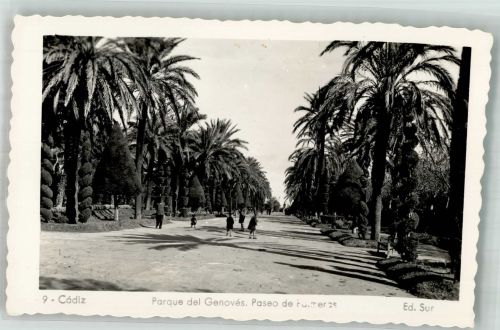 Cadiz Foto AK Parque del Genovas