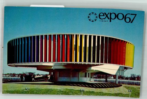 Montreal Foto AK Ausstellung expo 67 Kaleidoskop Pavillon