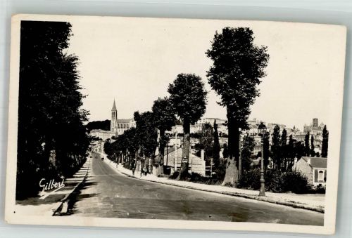 16000 Angouleme 1950 Foto AK Route de Bordeaux