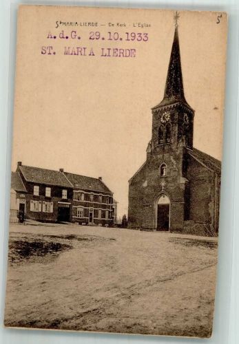 Brakel Foto AK Kirche S, Maria Lierde Denderstreek