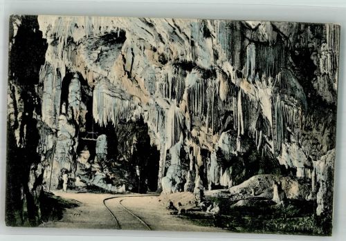 Postojna Adelsberg 1917 Foto AK Höhle Adelsberger Grotte