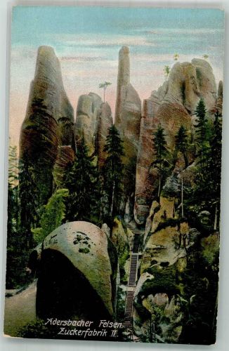 Teplice nad Metuji Weckelsdorf Foto AK Adersbacher Felsen