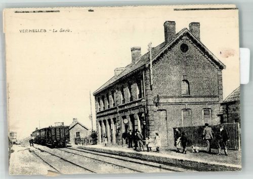 62980 Vermelles Gebrauchsspuren Bahnhof Eisenbahn
