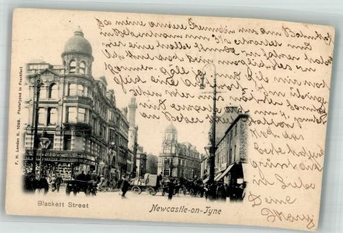 Newcastle upon Tyne Gebrauchsspuren Blackett Street
