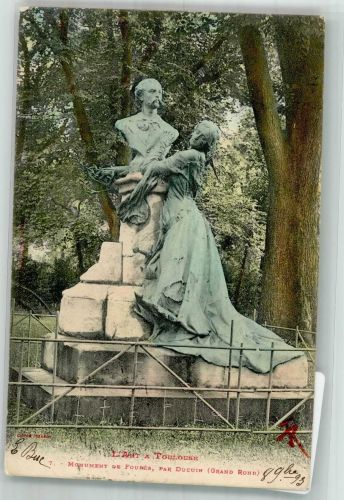 31000 Toulouse 1903 Foto AK Denkmal de Founes