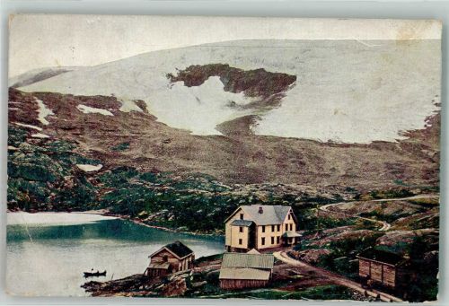 Geiranger 1914 Gebrauchsspuren Hotel