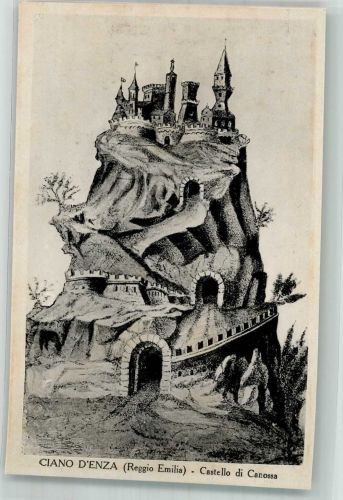42026 Ciano d'Enza Foto AK Burg Castelo di Canossa