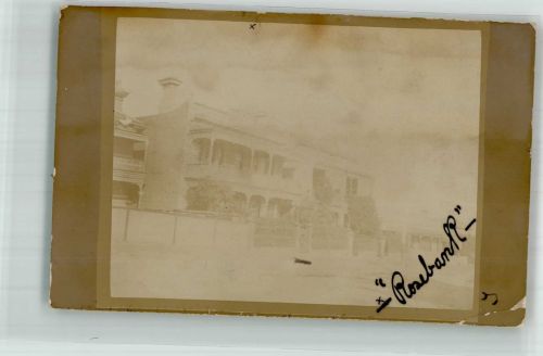Johannesburg Gebrauchsspuren Rosebank Privat Foto- AK Ort handschriftlich