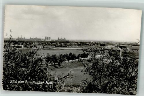 15890 O1220 Eisenhüttenstadt Foto AK Fabrik Blick von der Diehloer Höhe Stalinstadt