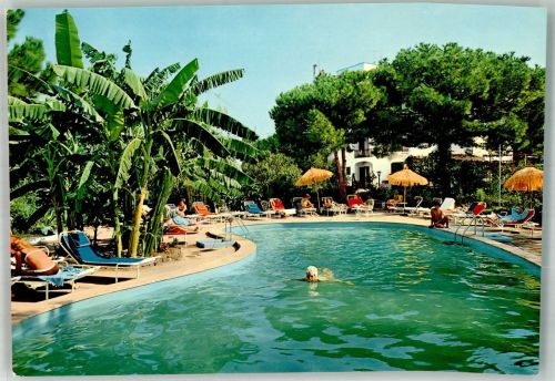 80070 Ischia Foto AK Schwimmbad Hotel Parcoverde Terme