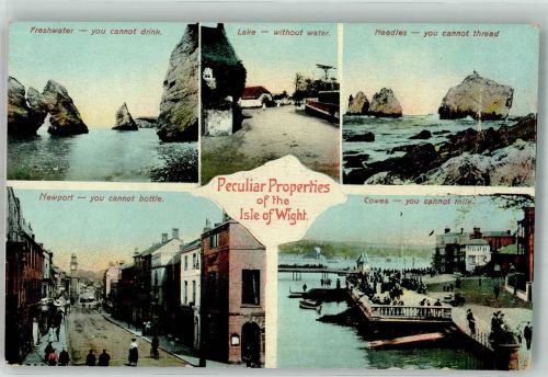 Ryde Gebrauchsspuren Isle of Wight Newport Cowes Needles