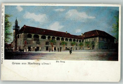 Maribor Marburg a.Drau Gebrauchsspuren Burg
