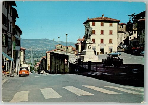 52031 Anghiari Foto AK VW Käfer Denkmal Garibaldi