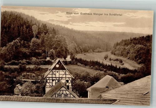 07422 O6821 Paulinzella - Gasthaus Menger im Schäfertal