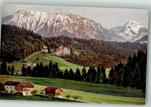 83313 W8227 Bad Adelholzen , Kr Traunstein, Oberbay - Panorama mit Maria Eck Rauschberg und Sonntagshorn