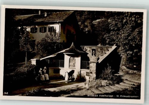 83313 W8227 Bad Adelholzen , Kr Traunstein, Oberbay Foto AK Nonnen an der St. Primusquelle