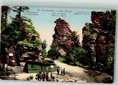 09427 O9373 Ehrenfriedersdorf 1914 - Die Greifensteine