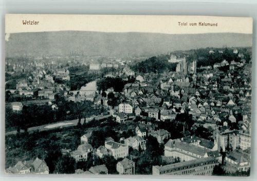 35576 W6330 Wetzlar - Panorama des Ortes mit Dom Unserer Lieben Frau