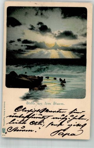 25980 W2280 Westerland 1900 Gebrauchsspuren Ort lt. Stempel