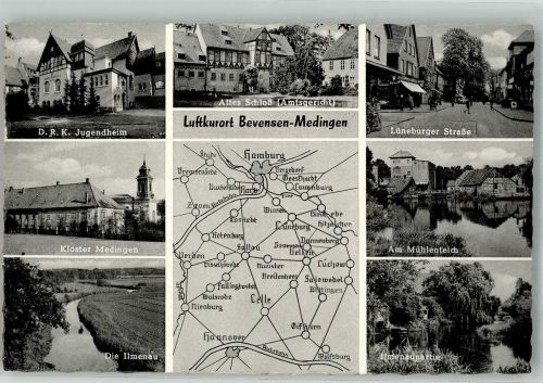 29549 W3118 Medingen , Niedersachs - Lüneburger Strasse Schloss