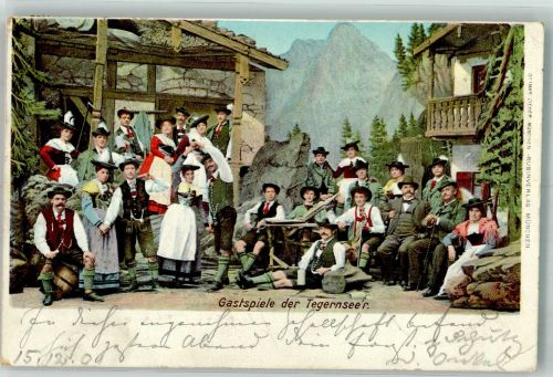 83684 W8180 Tegernsee 1901 - Tegernseer Trachtengruppe Verlag Zieher, Ottmar