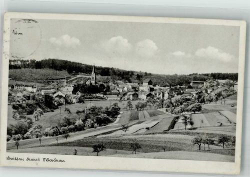 66679 W6646 Britten , Saar 1938 Foto AK Panorama des Ortes mit Kirche St. Wendalinus