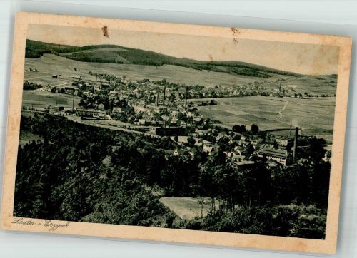 08312 O9406 Lauter , Sachs 1943 Foto AK Panorama des Ortes Verlag Franz Landgraf Nr. 4817